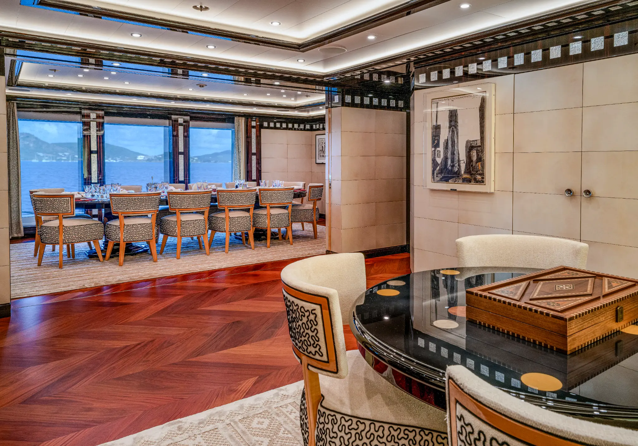 Formal Dining Room with panoramic ocean views