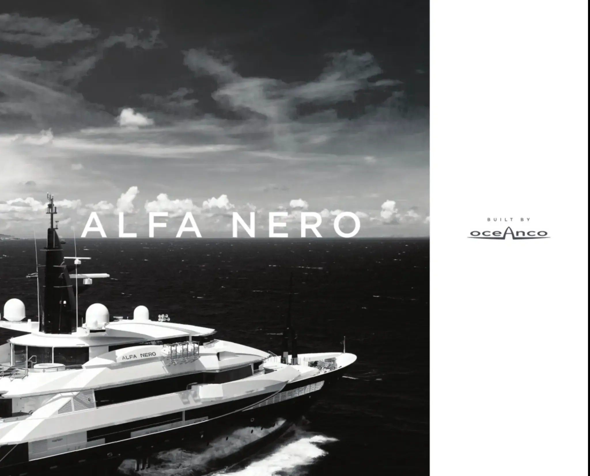 ALFA NERO - Original Oceanco Brochure 2008