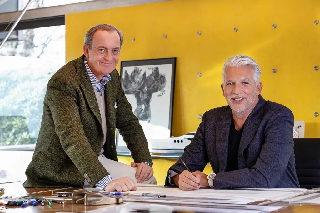 Carlo Nuvolari and Dan Lenard at their Venice studio