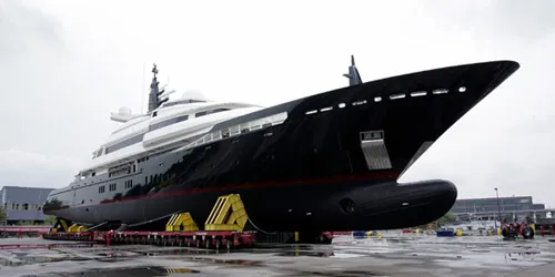 ALFA NERO at Oceanco shipyard, 2007